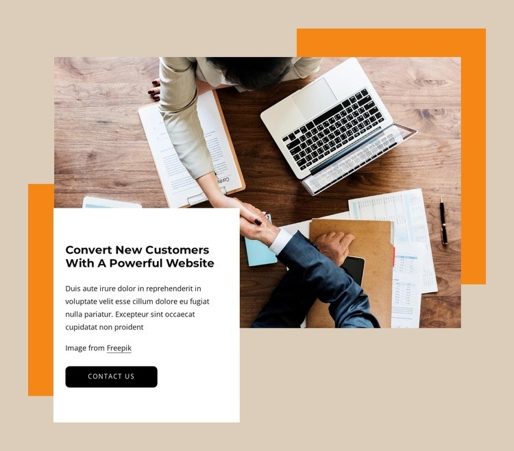 Powerful web design Elementor Template Alternative