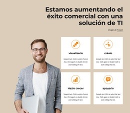 Soluciones Tecnológicas Para Pequeñas Y Medianas Empresas: Excelente Página De Destino