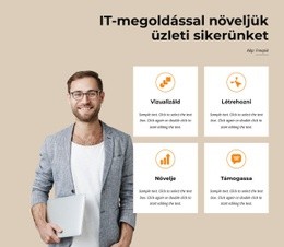 Technológiai Megoldások Kis- És Középvállalkozások Számára – Reszponzív HTML5-Sablon