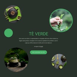 Benefici Della Storia Del Tè Verde: Generatore Di Siti Web Facile Da Usare