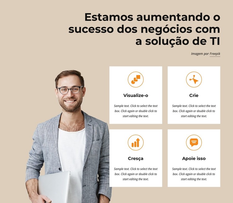 Soluções tecnológicas para pequenas e médias empresas Template CSS