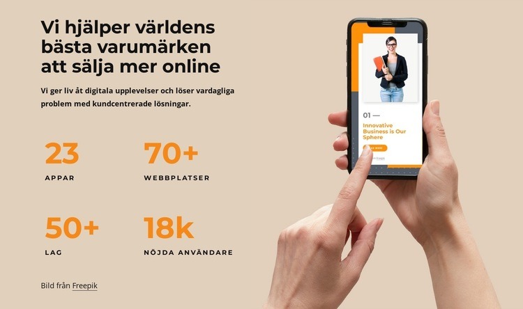 Sälj mer online CSS -mall