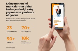 Daha Fazla Çevrimiçi Sat - Web Sitesi Oluşturucu Şablonu