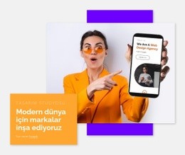 Modern Dünya Için Markalar Inşa Ediyoruz Için Çok Amaçlı Web Sitesi Tasarımı