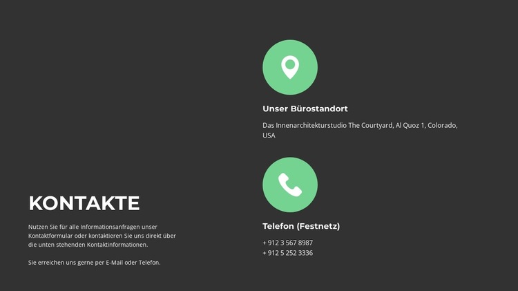 Wir kooperieren gerne Website-Vorlage