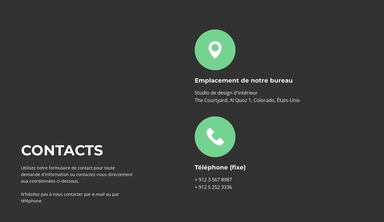 Nous sommes heureux de coopérer Modèle HTML