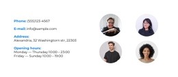 Contacts Of Our Managers