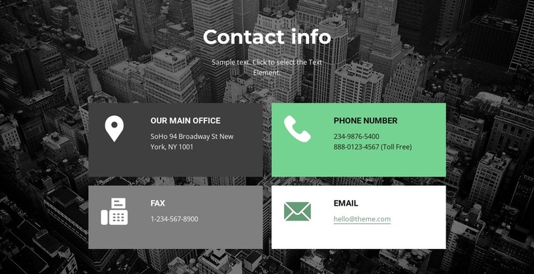 Information for the meeting HTML Template