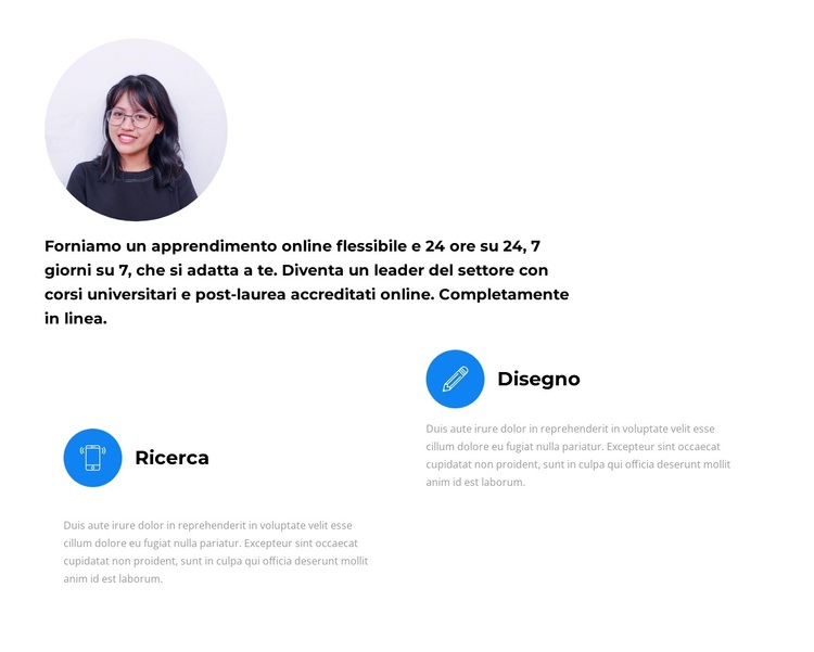 Sviluppo del design del progetto Tema WordPress