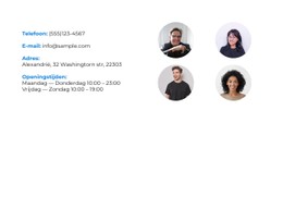 Contacten Van Onze Managers Premium CSS-Sjabloon