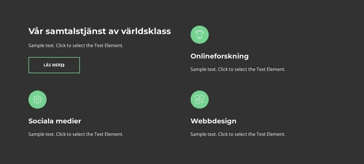Ledare i allt HTML-mall