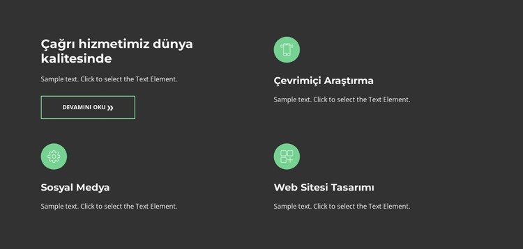 Her şeyde lider HTML Şablonu