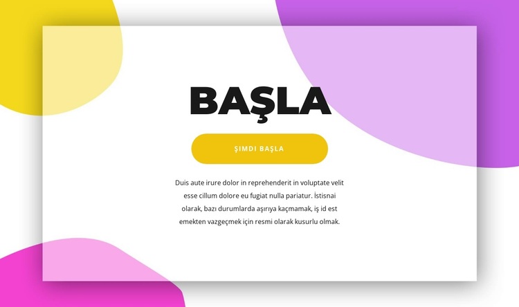 Başlat'a tıklayın WordPress Teması