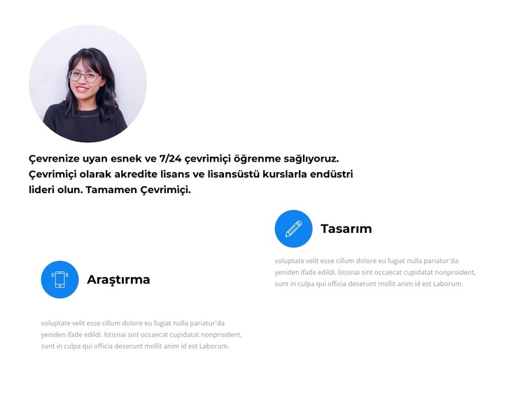 Proje tasarımı geliştirme WordPress Teması