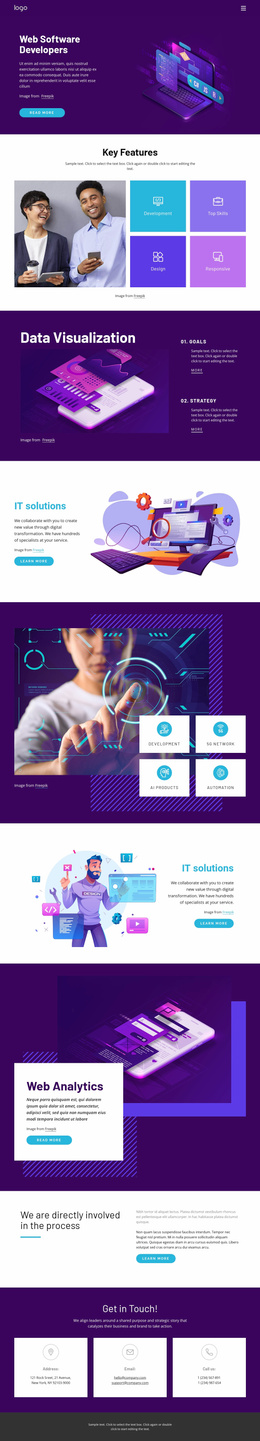 Python Website Templates | Nicepage