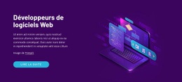 Outil De Maquette De Site Web Pour Développeurs De Logiciels Web