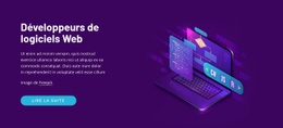 Développeurs De Logiciels Web - Page De Destination Créative Et Polyvalente