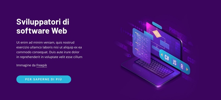 Sviluppatori di software Web Modelli di Website Builder