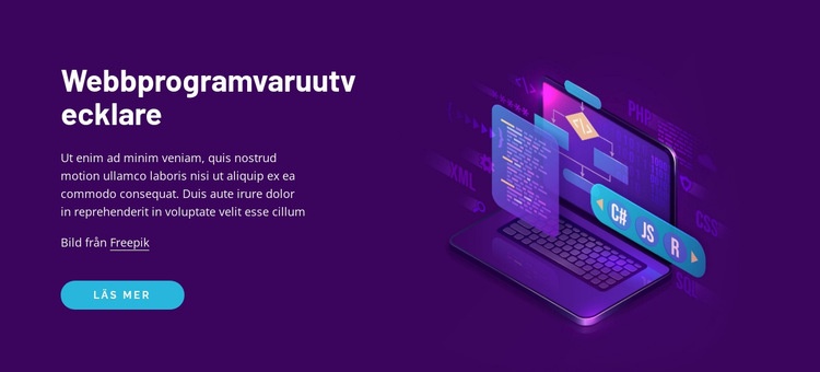 Webbprogramvaruutvecklare Hemsidedesign