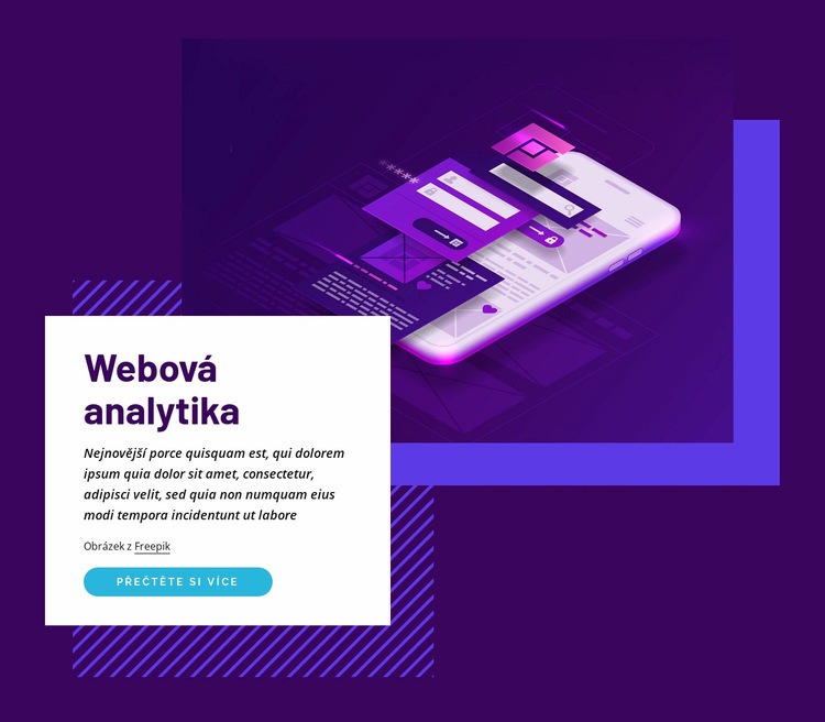 Webová analytika Šablona CSS