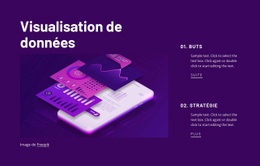 Visualisation De Données – Modèles De Sites Web Réactifs