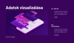 Adatábrázolás Ingyenes CSS Webhelysablon