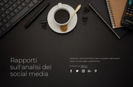 Reportistica Di Analisi Dei Social Media: Design Semplice