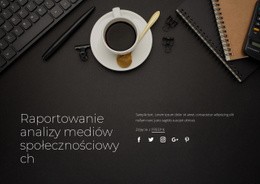 Raportowanie Analityki Mediów Społecznościowych - Makieta Witryny