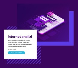 İnternet Analizi Için CSS Menüsü