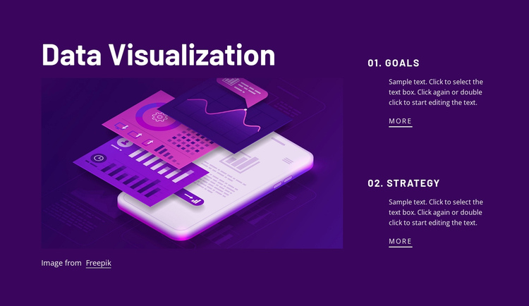 Data visualization Website Builder Software