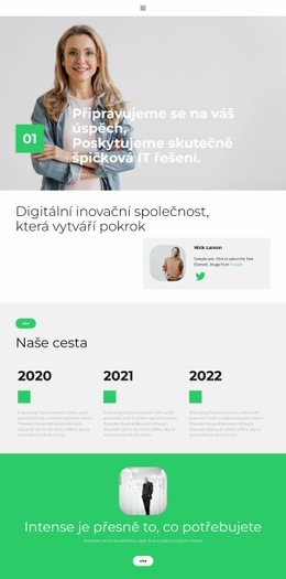 Finanční Služby Včetně - Responzivní HTML Šablona