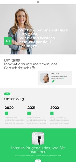 Finanzdienstleistungen Inkl - HTML5-Responsive Vorlage