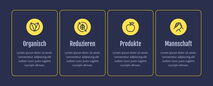 Täglich reduzieren Website Builder-Vorlagen