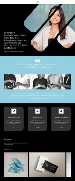 Website-Inspiration Für Finanzanalyse