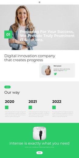 Financial Services Including - Responsive HTML Template