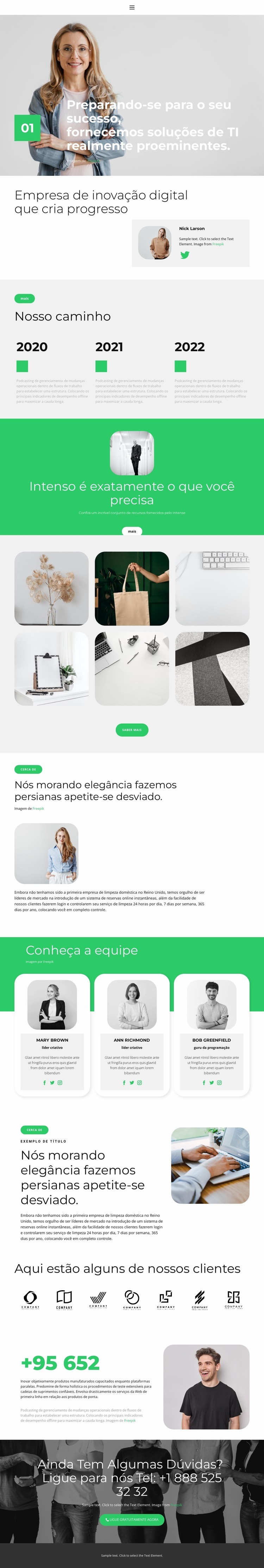 Serviços financeiros, incluindo Maquete do site