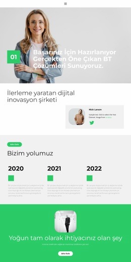 Dahil Olmak Üzere Finansal Hizmetler - HTML5 Duyarlı Şablon