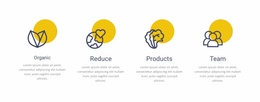 Organic Products - Simple Website Template