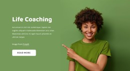 Online Life Coaching Single Page Website