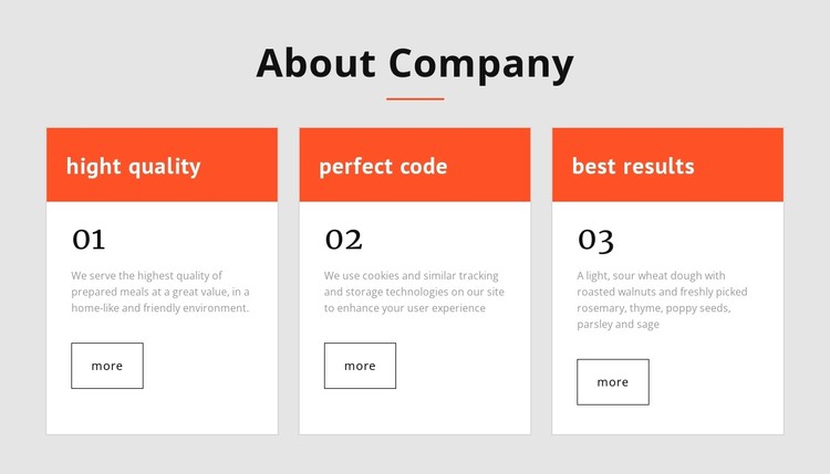 3 cells with groups CSS Template