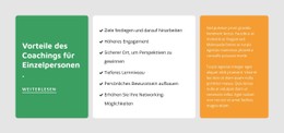 Coaching Für Einzelpersonen CSS-Vorlage