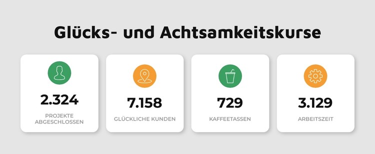 Glückskurse CSS-Vorlage