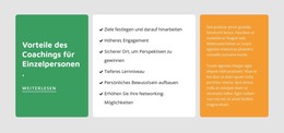 Coaching Für Einzelpersonen - HTML5-Vorlage
