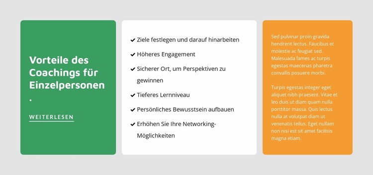 Coaching für Einzelpersonen Joomla Vorlage