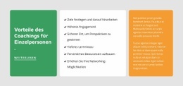 Coaching Für Einzelpersonen - Website-Vorlagen
