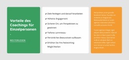 Ein Exklusives Website-Design Für Coaching Für Einzelpersonen