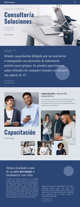 Formación Y Desarrollo Profesional - Página De Destino Móvil