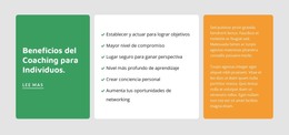 Coaching Para Particulares - Plantilla HTML5