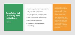 Coaching Para Particulares - Plantilla Joomla Responsiva