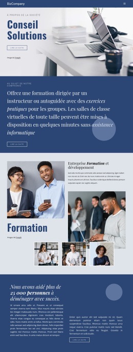 Formation Et Développement Professionnel - Inspiration Pour La Conception De Sites Web